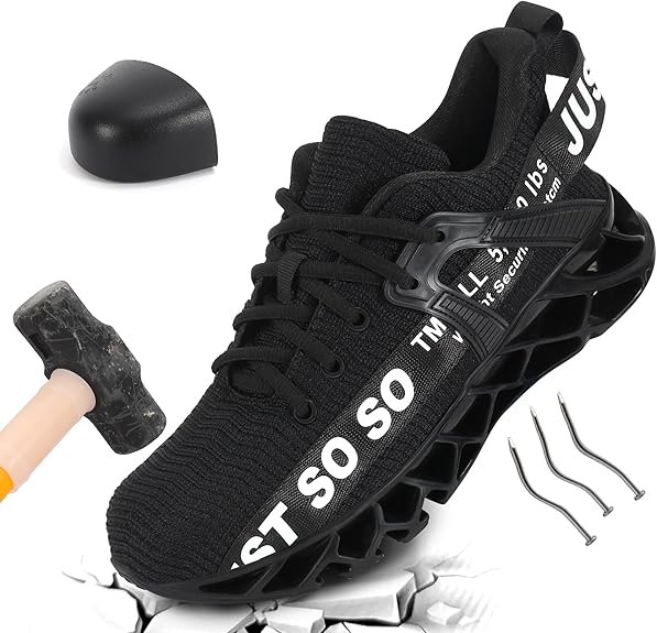 Just So So Steel Toe Shoes for Men Women