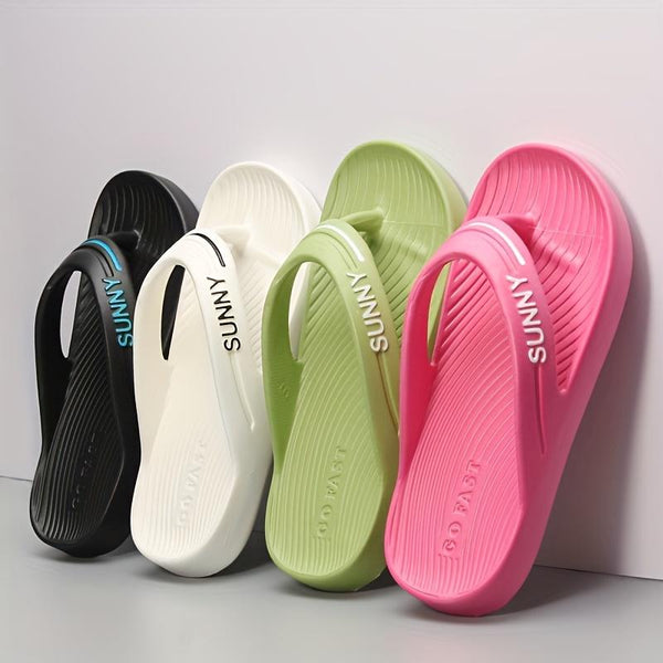 Women Men Flip Flops - EVA Beach Sandals, Non-Slip Summer Slippers for Pool