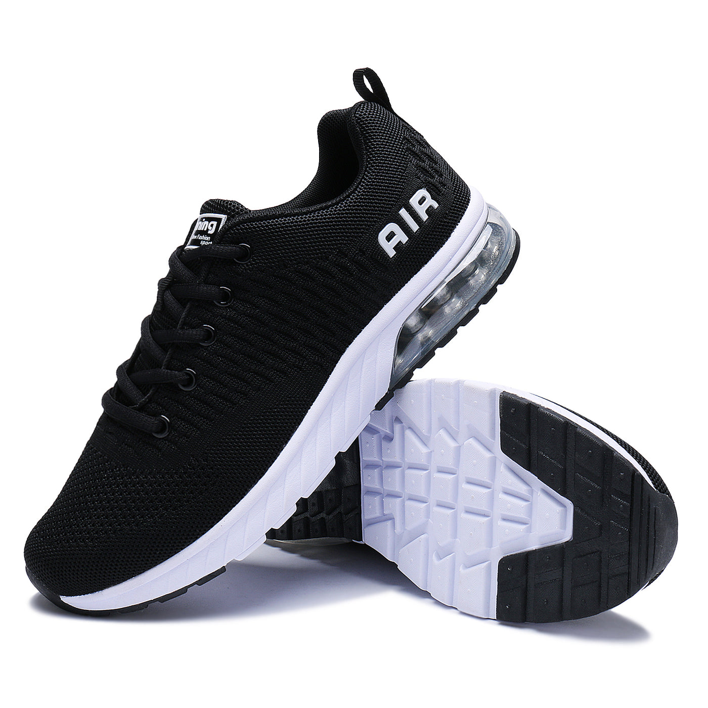 Ladies Stretch Knit Sneakers Breathable Sports Tennis
