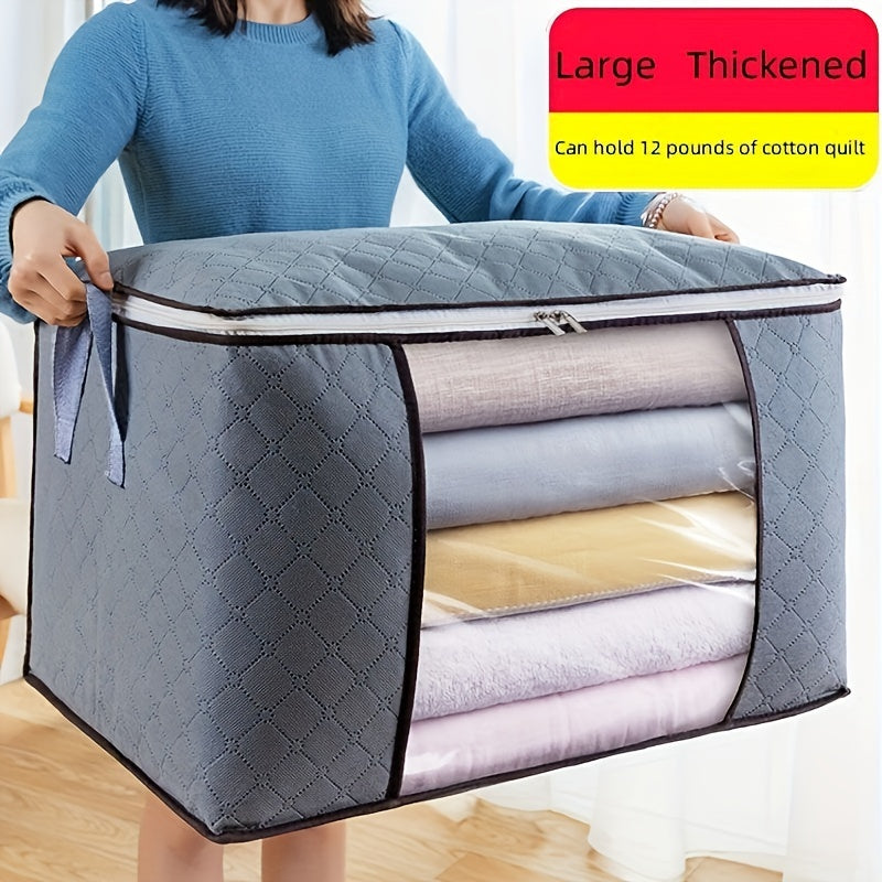 Extra-Large Dustproof Storage Bag - Secure Quilted Organizer for Luggage, Bedding & More - Durable Travel Solution
