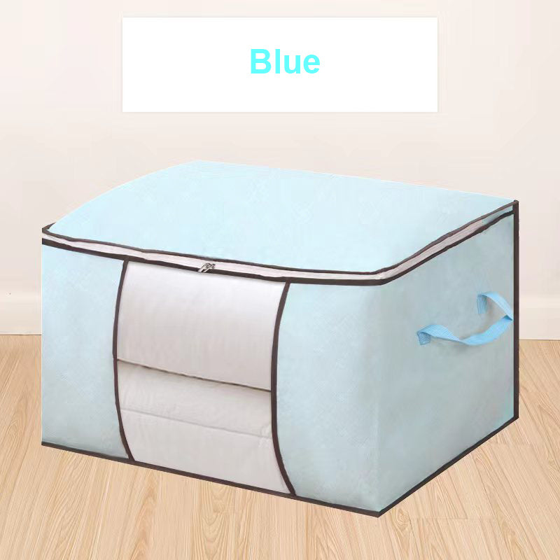 90L Ultra-Large Foldable Storage Bag with Reinforced Handle - Effortlessly Organize Bedroom & Closet, Perfect for Comforters, Blankets, Bedding, and Sweaters
