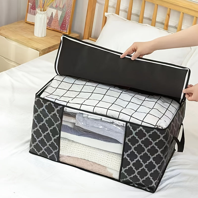 Extra-Large Dustproof Storage Bag - Secure Quilted Organizer for Luggage, Bedding & More - Durable Travel Solution